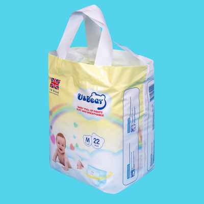 Nefes Alabilir Kolay Yukarıya Çıkan Antrenman Pantolonu Bebek Bezleri SAP Absorbency 3D Sızıntı Önleyici