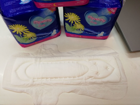 Yumuşak Pamuklu Kumaşlar FDA ile Kanatsız İpek Tek Kullanımlık Hijyenik Peçeteler 410mm