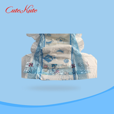 Soft Backsheet Bebek Bebek Bezi 3D Sızıntı Önleyici Kimyasalsız Ayarlanabilir Bebek Bezi