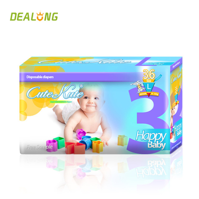 Baskılı Süper Emici Polimer Bebek Bezi Unisex Tek Kullanımlık Bebek Bezi Yeni Doğan