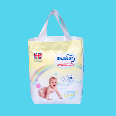 Mavi ADL Baby Pull Up Pants Gecelik Bezi SGS Eğitimi İçin Pull Up