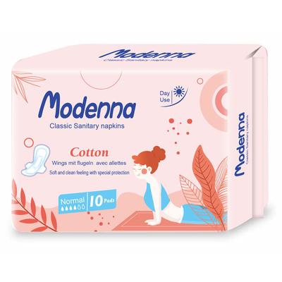 Nefes alıcı PE Film Arkaplanı ile Pad Stili Sanitary Napkin Diaper Pad
