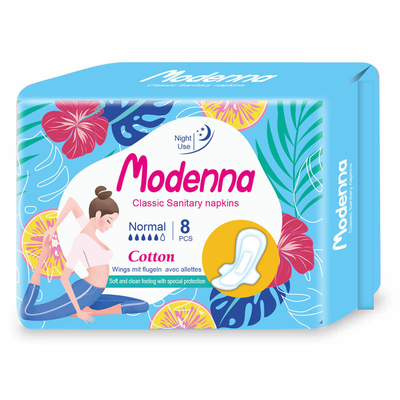 Nefes alıcı PE Film Arkaplanı ile Pad Stili Sanitary Napkin Diaper Pad