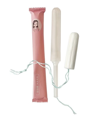 Hijyenik Kadın Pamuklu Aplikatör Tampon Biyobozunur