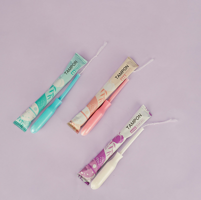 Hijyenik Kadın Pamuklu Aplikatör Tampon Biyobozunur